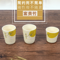 Melamine Fuguizhu cup Water cup Restaurant melamine tableware mouth cup Hotel teacup Wine glass Plastic teacup