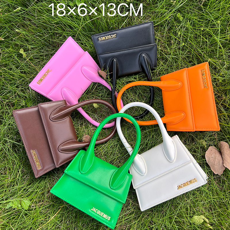 Jacquemus Bag Niche Design Ins High-Quality Shoulder Bag Hand-Held Crossbody Bag Small Square Bag Coin Purse Women's Bag Jacquemus Bag Niche Design Ins High-Quality Shoulder Bag Hand-Held Crossbody Bag Small Square Bag Coin Purse Women's Bag