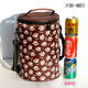 hộp com giữ nhiệt zojirushi 4 ngăn Hộp cơm trưa tròn lớn túi cách nhiệt xách tay đặt túi nhôm dày cách nhiệt túi chống thấm nhỏ túi ăn trưa - Hộp cơm điện sưởi ấm camen giữ nhiệt lock&lock