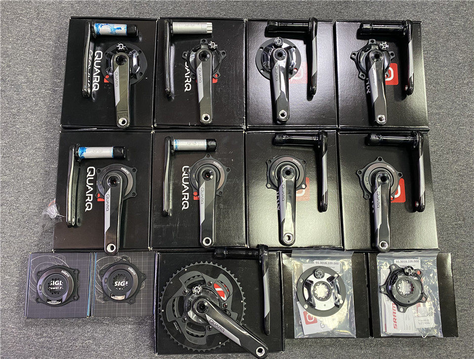 SRAM Red QUARQ D1 D2 light weight Dzero Dfour power gauge disc claw crank large fluted disc