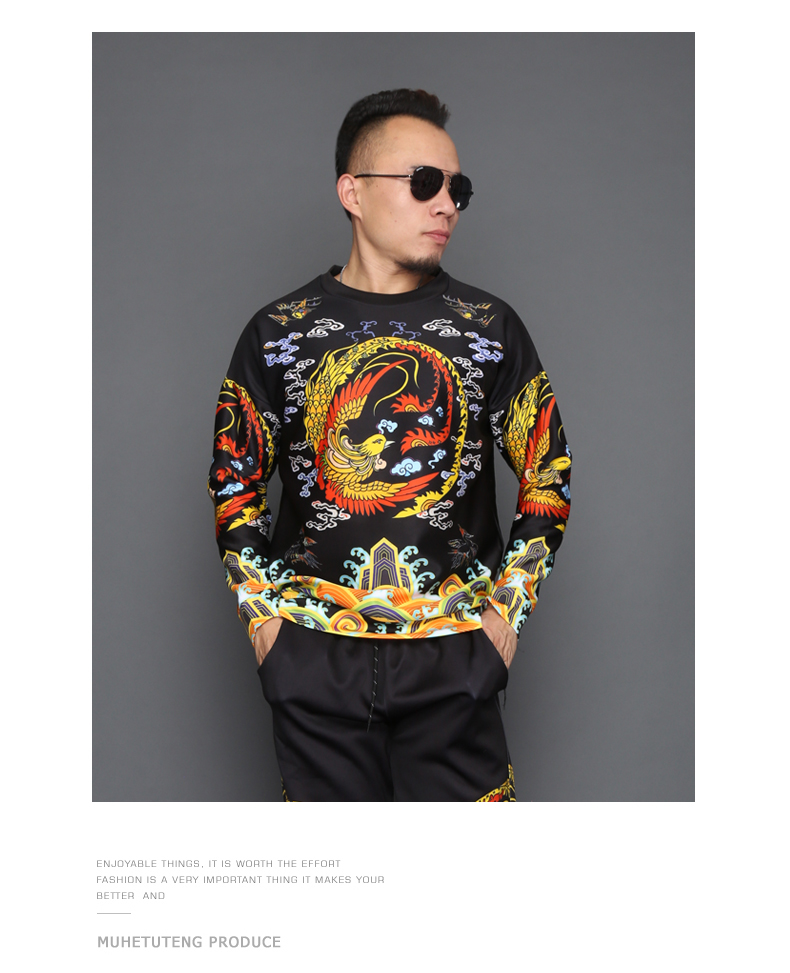 Áo len in phong cách Trung Quốc retro phong cách dân tộc nhà Thanh trang phục chính thức hoàng đế áo choàng đôi cộng áo khoác nhung áo khoác cặp đẹp