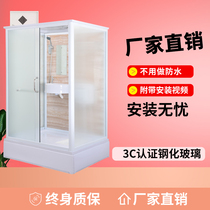 Overall shower room squatting toilet integrated shower room integrated toilet with toilet washbasin