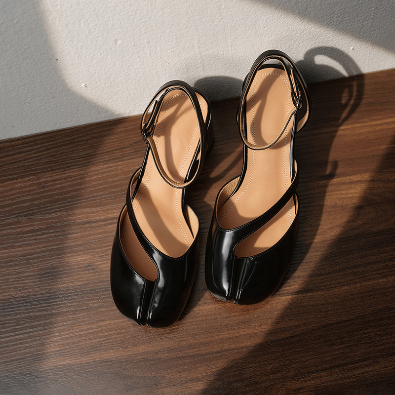 Destiny 2026 Spring New Style Split-Toe Chunky Heel High-Heeled Split-Toe Shoes with Unique Design High-Heeled Sandals