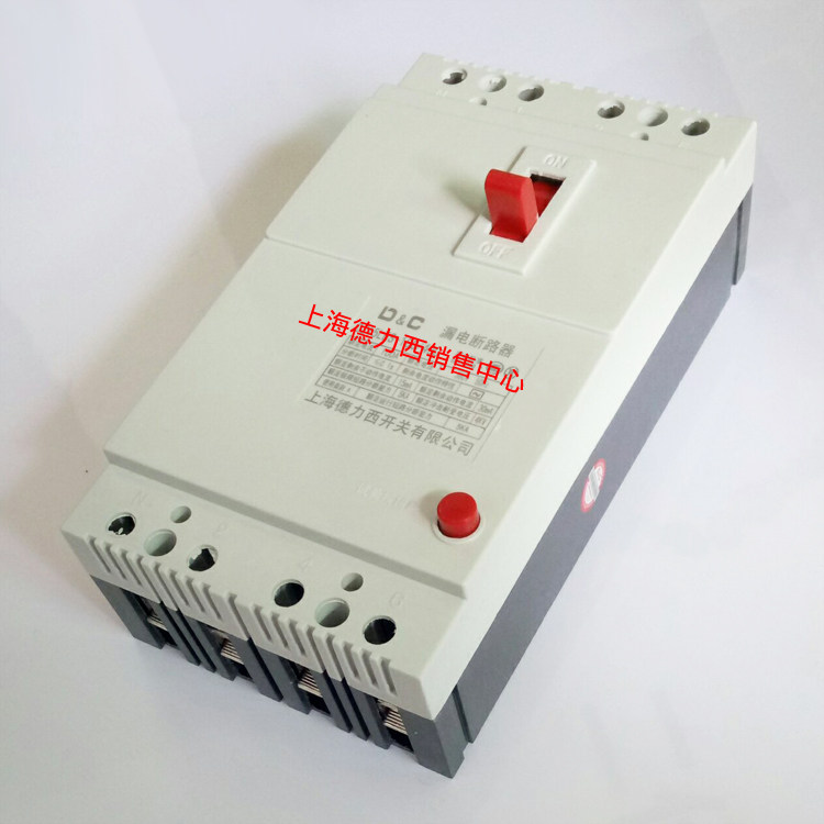 High power empty open air switch with earth leakage protection 100A three-phase four-wire electric 380V plastic shell breaker 63