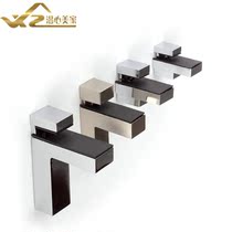Furniture accessories zinc alloy retractable fixing clip fixing bracket F-shaped glass bracket