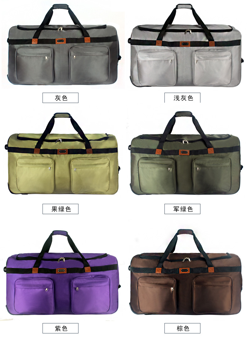 28 30 32 36 40 42 "quá khổ xe đẩy trường hợp oxford vải túi duffel di chuyển lô hàng túi du lịch vali kéo vải