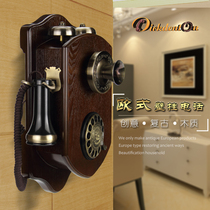 European vintage antique telephone hotel retro creative wired wireless card landline decoration wall telephone