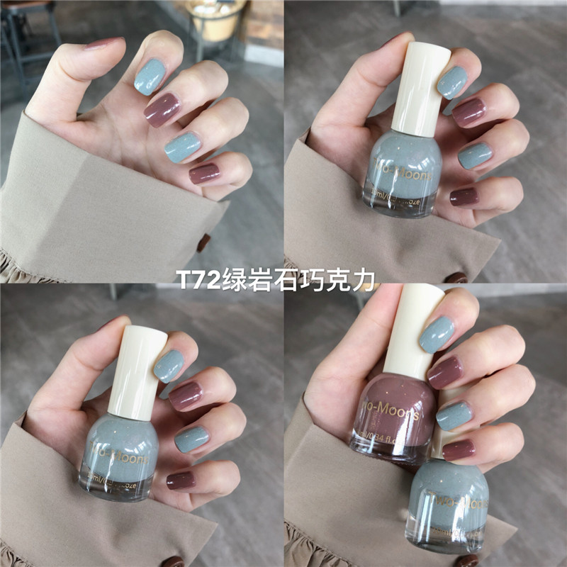 Mua 2 tặng 1 sơn móng tay màu đỏ không thể bóc vỏ trà màu kaki gừng màu vàng hun khói màu sơn móng tay Morandi - Sơn móng tay / Móng tay và móng chân sơn gel móng tay
