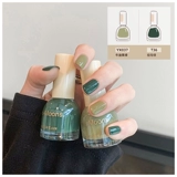 Демисезонный полупрозрачный лак для ногтей, коллекция 2021, без сушки в лампе, с драгоценным камнем