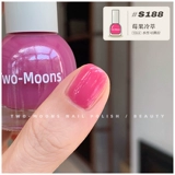Two-Moons Отрывной мятный лак для ногтей на водной основе без запаха, без сушки в лампе