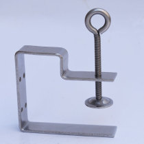 Stainless steel 304 I-shaped clamp square tube clamp tiger clamp clamp C-shaped U-shaped step fixed clamp tiger clamp customized