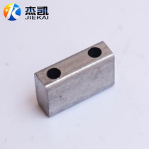 Stainless steel 304 square block processing double hole square bar customization non-standard customization rectangular block customization wire cutting according to drawing