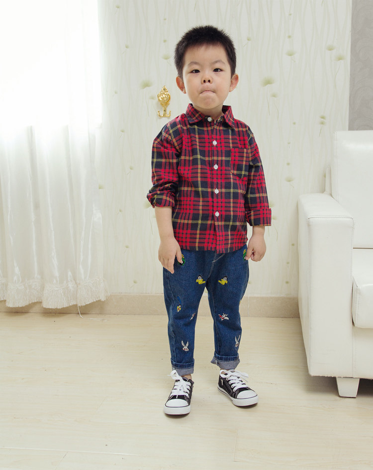 Chemise garcon à manche longue - Ref 2075994 Image 22