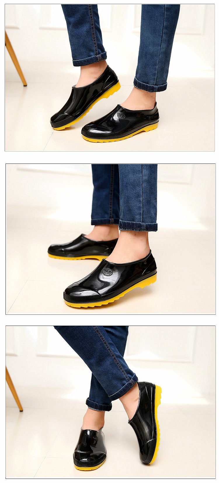 Chaussures - bottes caoutchouc homme pour printemps - semelle tendon - Ref 961925 Image 23