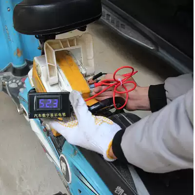 Electric vehicle Car battery tester Battery capacity detector 6v12v24V68V Battery meter Electric pen