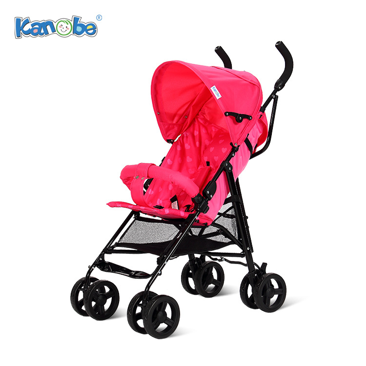 Foreign trade lightweight baby stroller umbrella car big children's stroller baby stroller children's trolley can be half-lying BB travel umbrella car