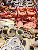 Factory direct sales construction machinery special pile machine rotary excavator drilling rig accessories pump shell water leaf baffle pump shaft