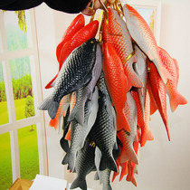  Simulation fish plastic model fake fish aquatic seafood props shopping mall cabinet decoration toy simulation crucian carp plastic
