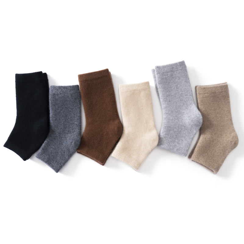 100% Pure Cashmere Mid-Calf Socks, Ankle Protectors for Men and Women, Warm Leaky-Toe Socks, Short Heel and Ankle Protectors 100% Pure Cashmere Mid-Calf Socks, Ankle Protectors for Men and Women, Warm Leaky-Toe Socks, Short Heel and Ankle Protectors