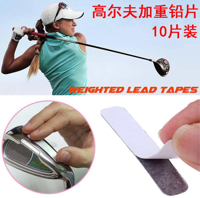 Golf clubs with heavy pieces of iron wood push head add weight to adjust accessories 3G tablets