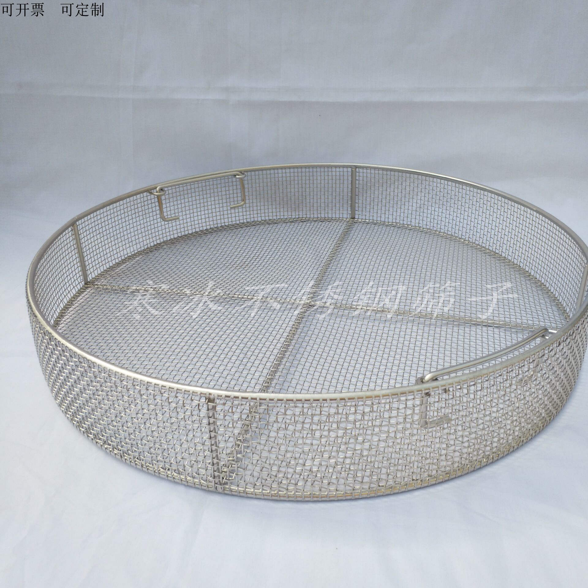 Manufacturer customized stainless steel round griddle Filter Basket Drain Round Basket Stainless Steel Round Mesh Barrel Industrial Sub-Sample Sieves