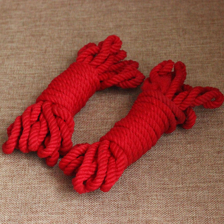 Wedding and wedding supplies tie-up dowry with tied quilt festive red rope red thick long