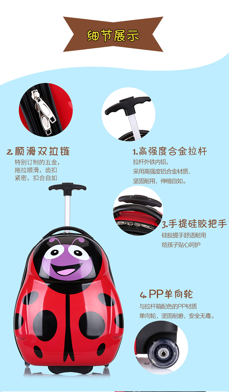 Phim hoạt hình ba lô 13 inch trẻ em vỏ trứng công chúa ba lô mẫu giáo giáo dục sớm túi trường hợp xe đẩy tùy chỉnh LOGO - Túi bé / Ba lô / Hành lý cặp cho bé gái