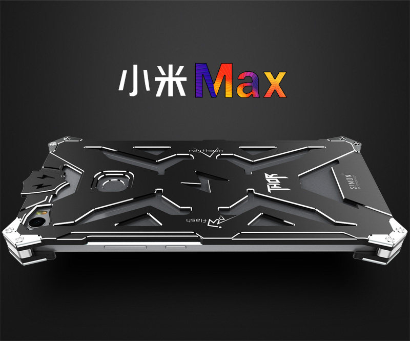 SIMON THOR Aviation Aluminum Alloy Shockproof Armor Metal Case Cover for Xiaomi Mi Max