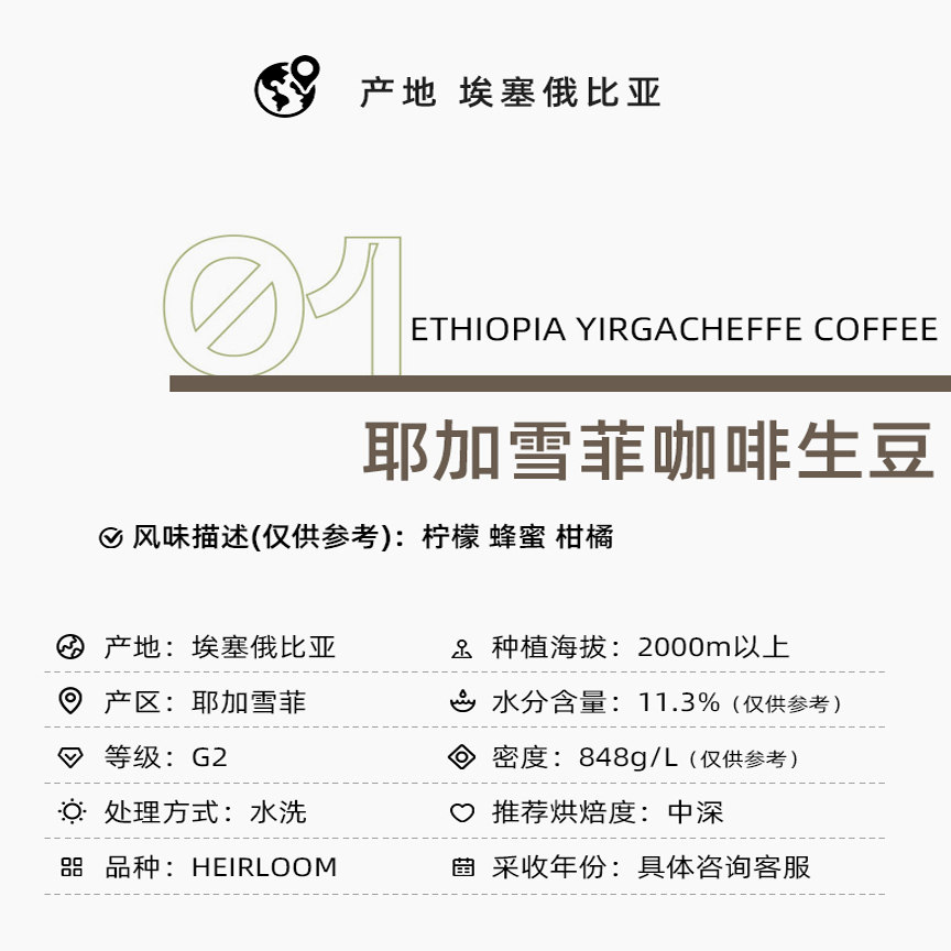 耶加雪菲生豆大揭秘！花香柑橘味怎么选？咖啡控必看