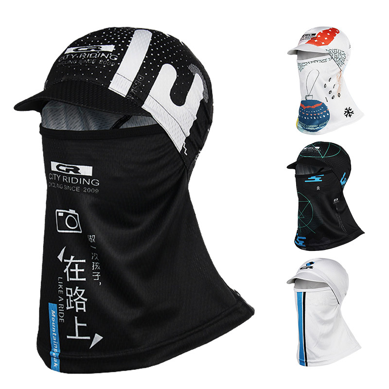 Free diving face Gini hooded brim swimming headgear sunscreen snorkeling equipment diving cap outdoor riding cap mask