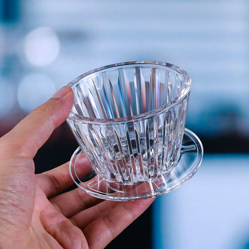 B75 Coffee Filter Cup, Ice Pupil Flat-Bottom Filter Cup, Coffee Dripper, Cake Filter Cup, Hand-Brew Filter Cup