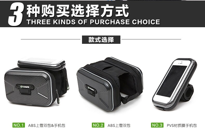 Sacoche pour vélo mixte CONIFER - Ref 2215939 Image 9