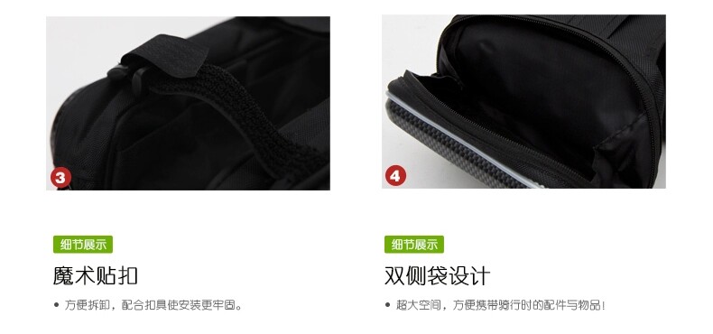 Sacoche pour vélo mixte CONIFER - Ref 2215939 Image 22