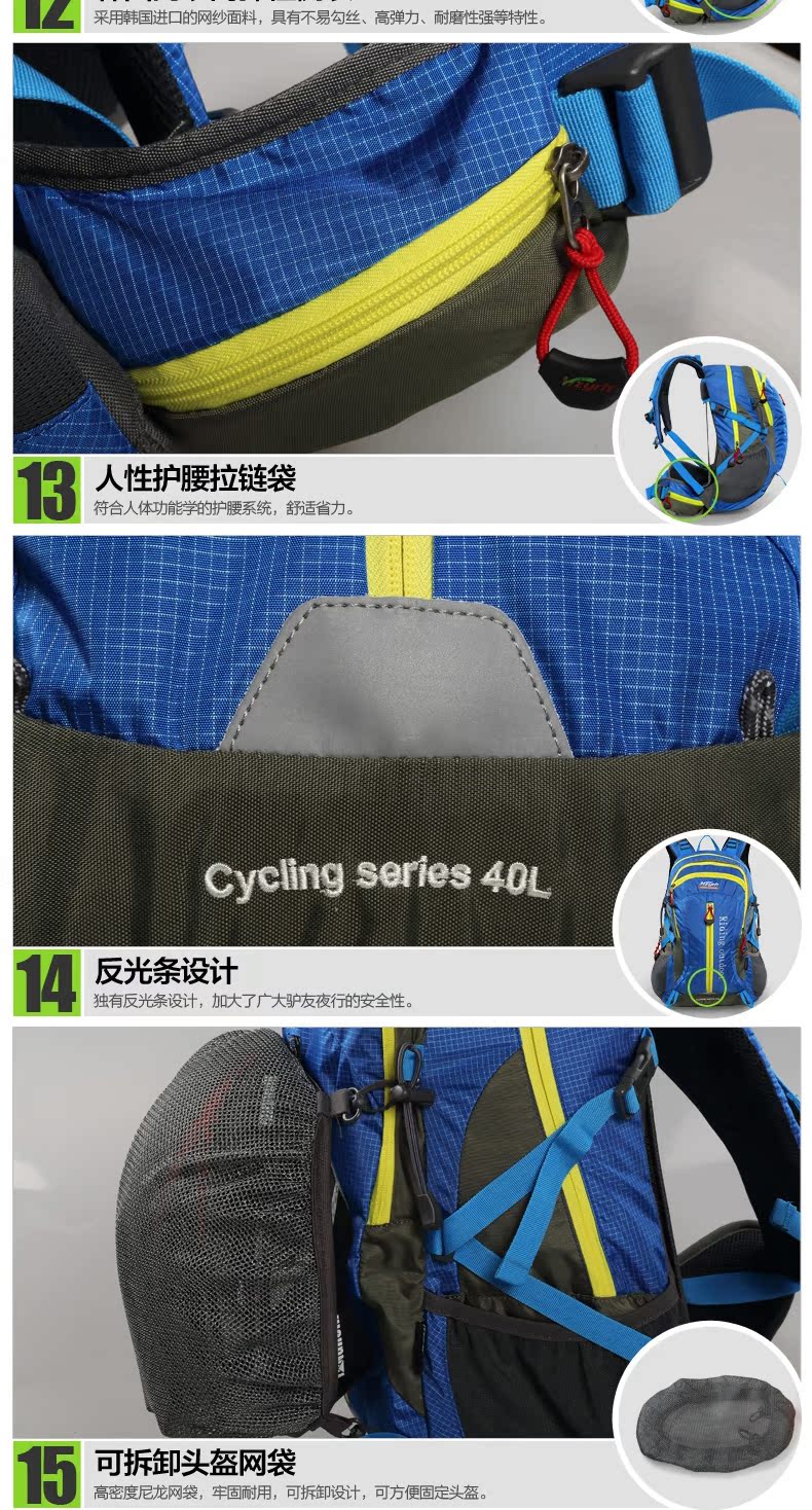 Sacoche pour vélo mixte MZYRH - Ref 2218725 Image 47