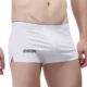 WJ net sẽ thấp eo quần lót nam cotton bốn góc quần alo quần rộng kích thước lớn boyshort bàn chân phẳng tóm tắt - Nam giới