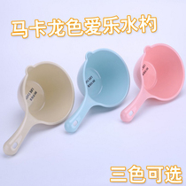 Home Kitchen Plastic Long Handle Water Ladybaby Shampoo Cup Baby Bath Shower Shower Bath Water Scoop Child Water Scoop