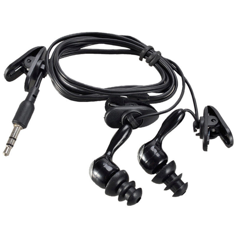 Factory direct sales diving waterproof MP3 sports headphones in-ear type 3.5MM earhook type 1