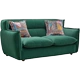 Uvan Art Sicilia Modern Simple Green Velvet Double Sofa Sofa Kiểu Bắc Âu Sofa nhỏ - Ghế sô pha