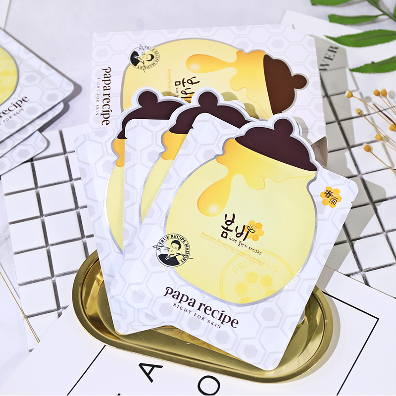 South Korea papa recippe spring rain honey honey jar white flower mask with propolis silk official flagship store