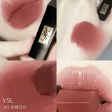 YSL Saint Laurent Маленькая черная полосатая помада 302 307 301 314 313 Новая обнаженная матовая паста цвет