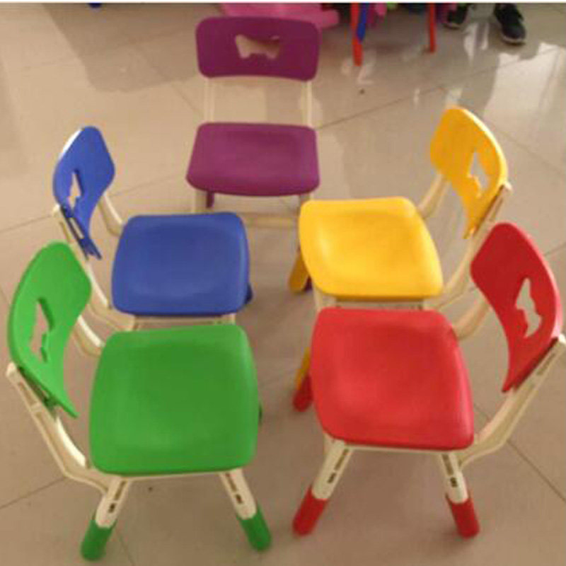 Kindergarten Plastic Chair Baby Seat Sitting Chair Kid Bench lift chair Thickened Child Leaning Back Chair Son-Taobao
