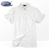 Lan Shi school uniform School uniform girls white princess sleeve short sleeve shirt DC-8101