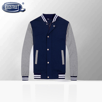 (Lan Shi) three-color ribbed color baseball sports top baseball uniform autumn new 14006