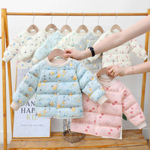 Childrens down clothes baby mesh yarn liner 90 suede light and warm fashion 100 hitch boy coat girl