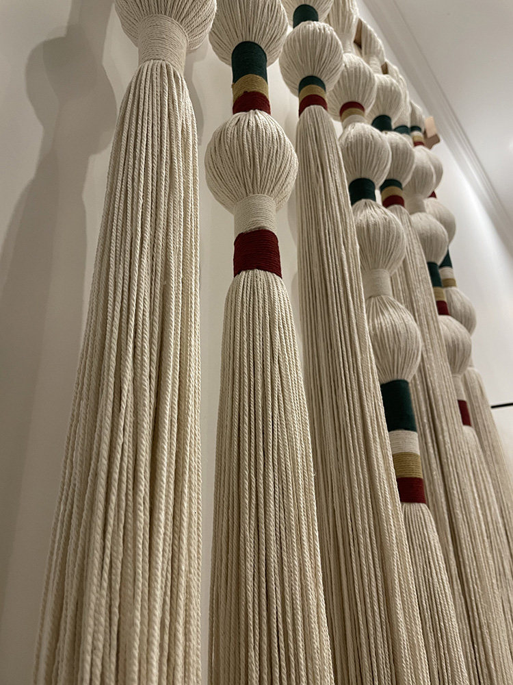 Гобелен 软装卧室玄关酒店流苏编织挂毯