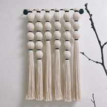 Hand-woven tapestry B&B soft decoration wall hanging bedroom entrance background wall living room hotel tassel hanging painting