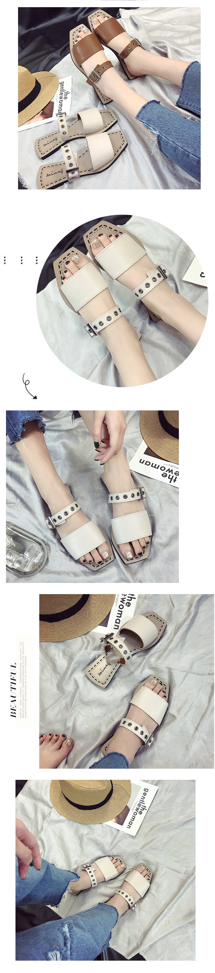 Sandales femme      en PU - Ref 2672094 Image 7