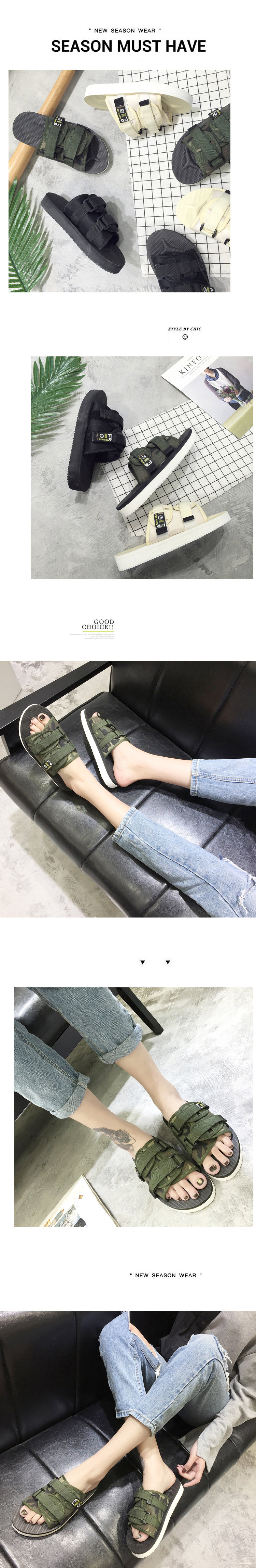 Sandales femme      en tissu - Ref 2672091 Image 8