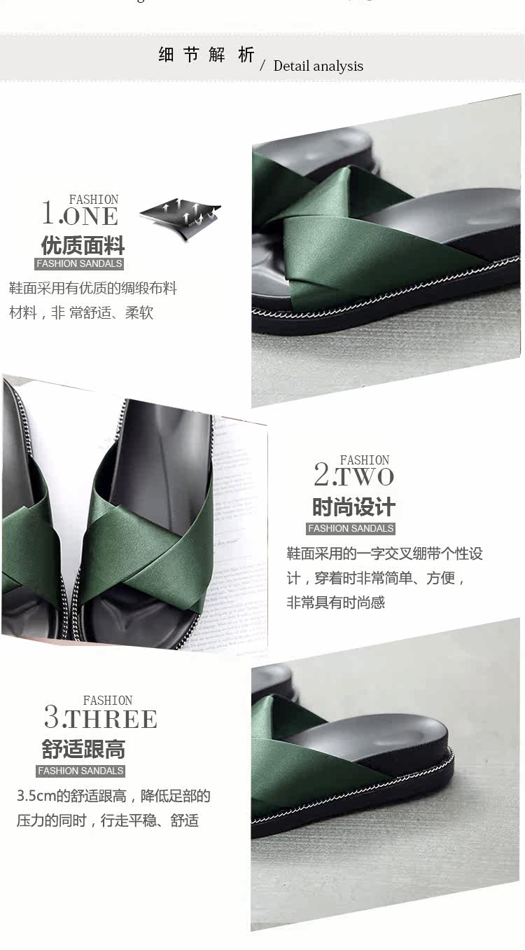 Sandales femme      en satin - Ref 2672090 Image 10