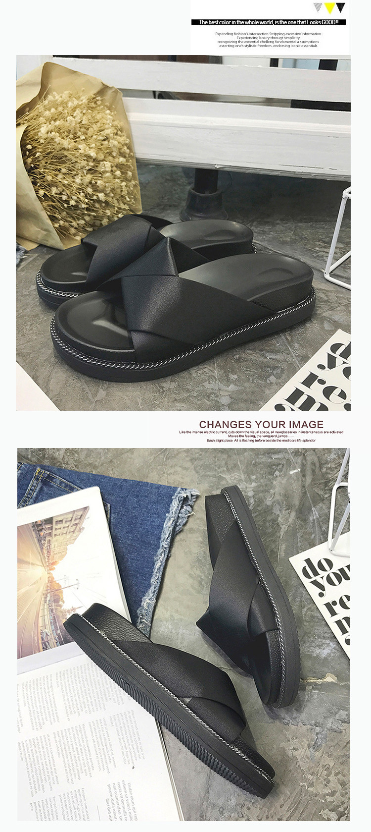 Sandales femme      en satin - Ref 2672092 Image 14